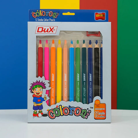 Dux  - Pack of 12 - Jumbo Color Pencils - 0120