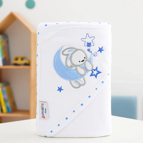 Junior's Baby Wrapping Sheet - Stars & Moon