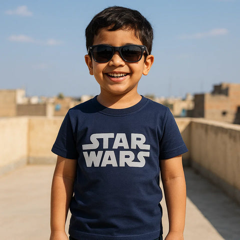 Kid-Doz - Star Wars - T-Shirt - Navy Blue
