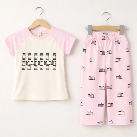 ANT - 2 Pieces - Suit Set - Pink - Minmi