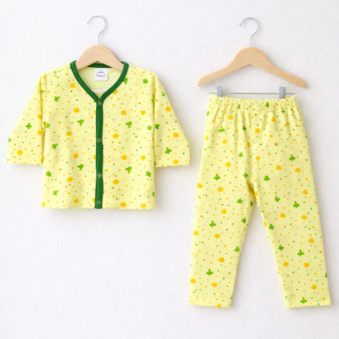 TBS - Cotton Jersey - Night Suit - Yellow - Bear - 26