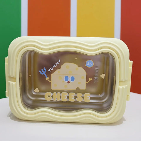 Lunch Box - Cheese - Yellow - China - 6336