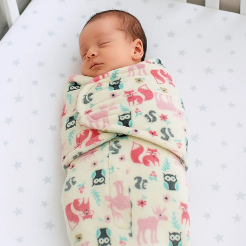 Hudson - Plush Swaddle Wrap - Jungle Kingdom