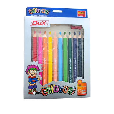 Dux  - Pack of 12 - Jumbo Color Pencils - 0120