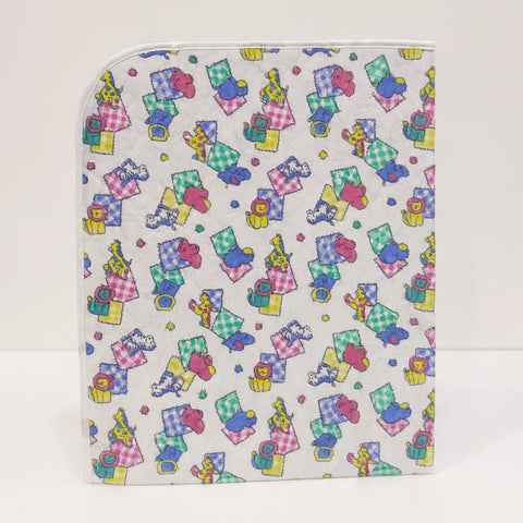Diaper Changing Sheet - Large - White - Giraffe