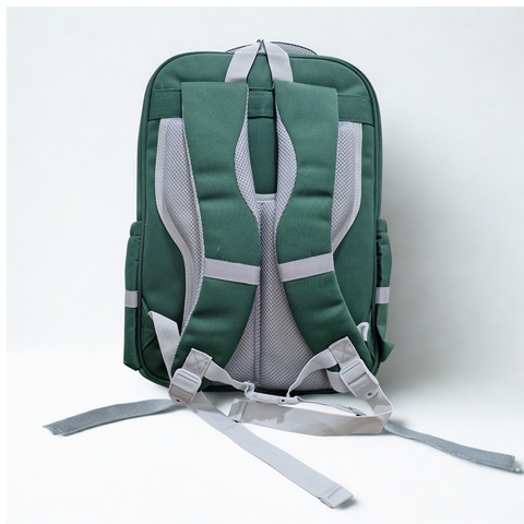 School Bag - Green - Bear - DW08