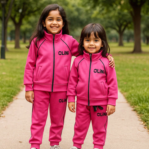 OLINI - 2 Pieces - Track Suit - Pink