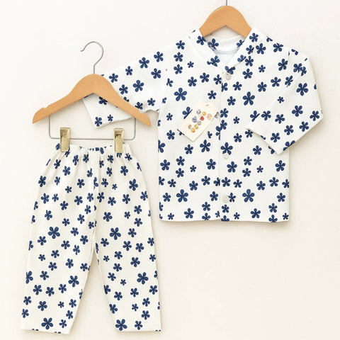 TBS - Night Suit - Vol-01-25 - White - Flowers