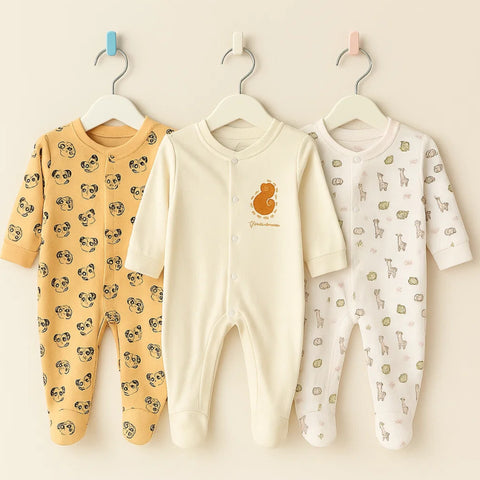 BRL - Pack of 3 - Sleep Suits - Cuddle