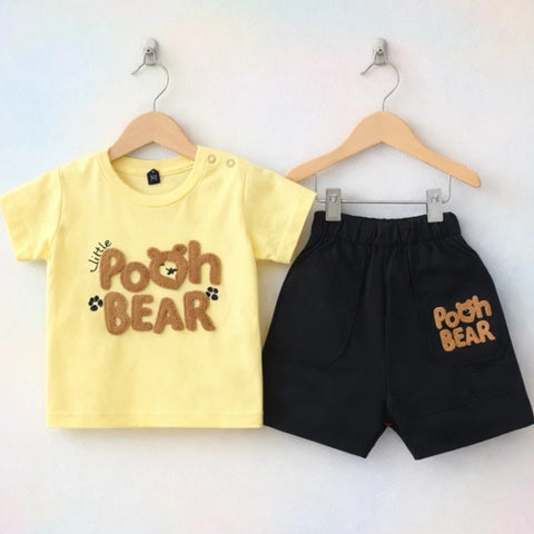 Joy - T-Shirt & Short - Yellow - Pooh Bear