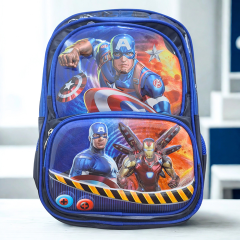 School Bag - Blue - Marvel - DW10