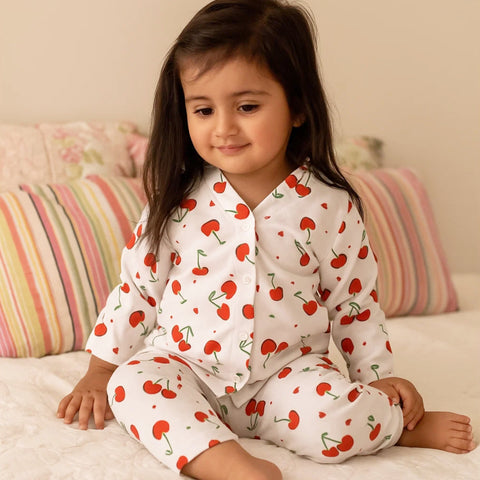 TBS - Night Suit - Vol-01-25 - White - Cherries