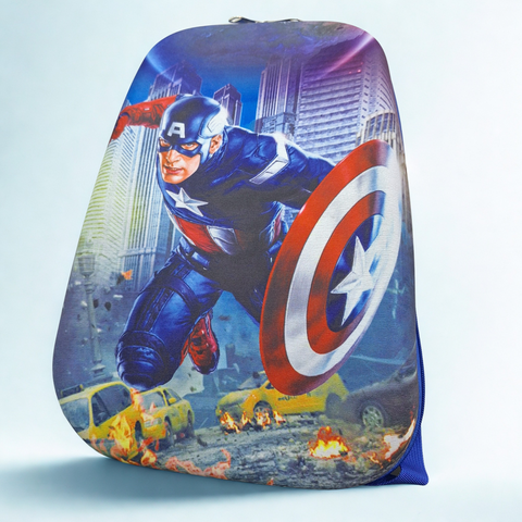 Street Six - Multi-Purpose Backpack - Blue - Captain America