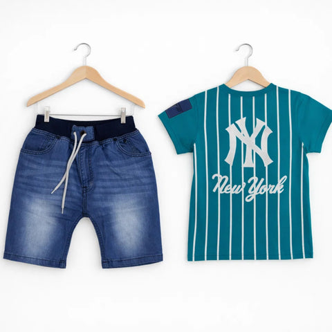 KW - T-Shirt & Short - Zinc - NY