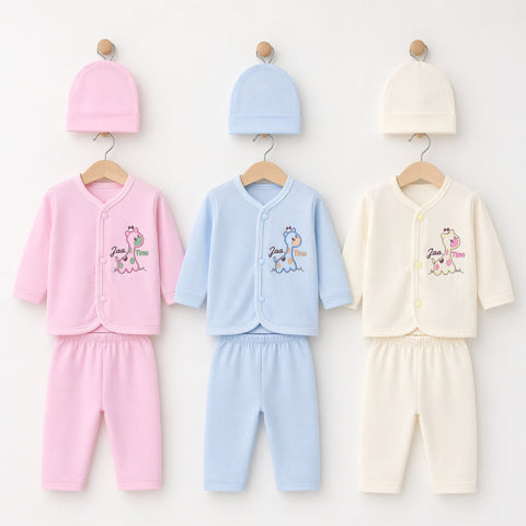 B&B - Cotton Jersey - Newborn Night Suits - BPY - Giraffe - 26