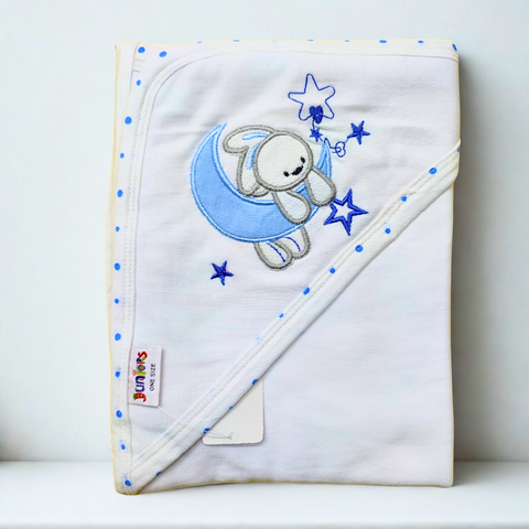 Junior's Baby Wrapping Sheet - Stars & Moon