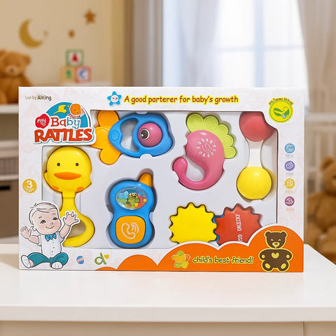 6 Pieces - My Baby - Rattle Set