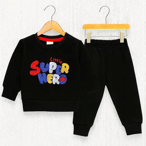 Wow - 2 Pieces - Suit Set - Black - Hero - 25