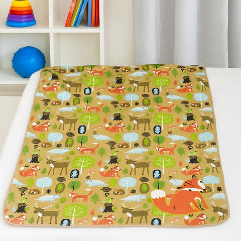 For Baby - Fur Blanket - Brown - Animals