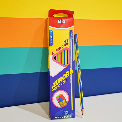 M&G - Pack of 12 - Pencils - Aurora - 9107