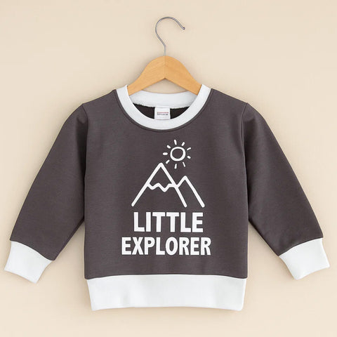 TBS - Sweat Shirt - Dusty Grey - Little Explorer