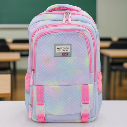 School Bag - Blue - Rainbow - DW17