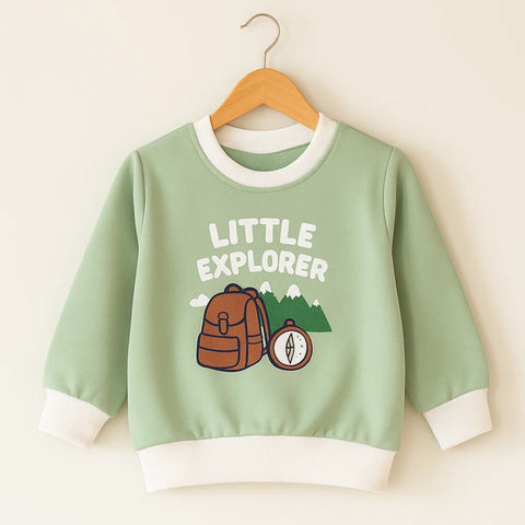 TBS - Sweat Shirt - Sage Green - Time