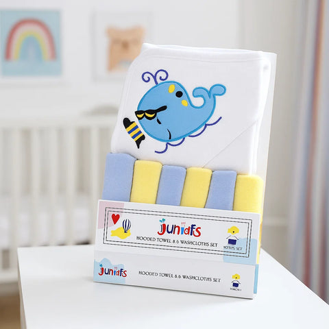 7 Pieces - Junior's - Bath Towel Gift Set