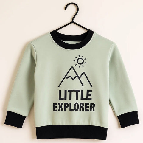 TBS - Sweat Shirt - Sage Green - Little Explorer