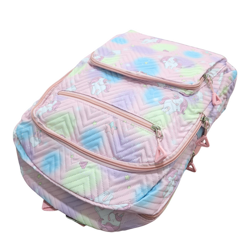 School Bag - Pink- Unicorn - W07