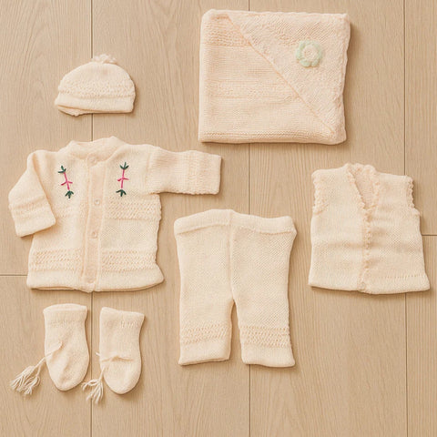 Wool - 6 Pieces - Starter Set - Peach - 25