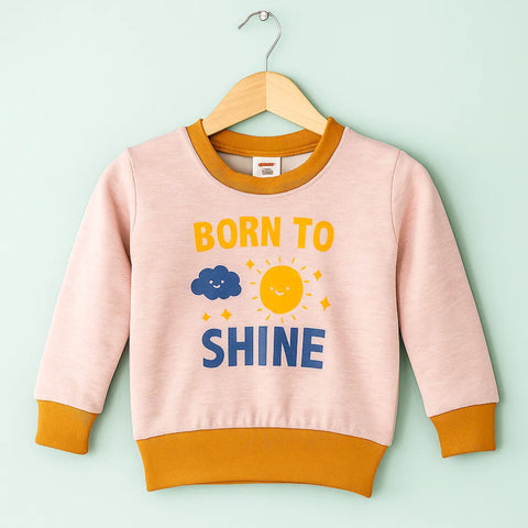 TBS - Sweat Shirt - Pink - Born to Shine