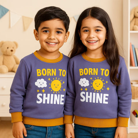 TBS - Sweat Shirt - Midnight Purple - Born to Shine