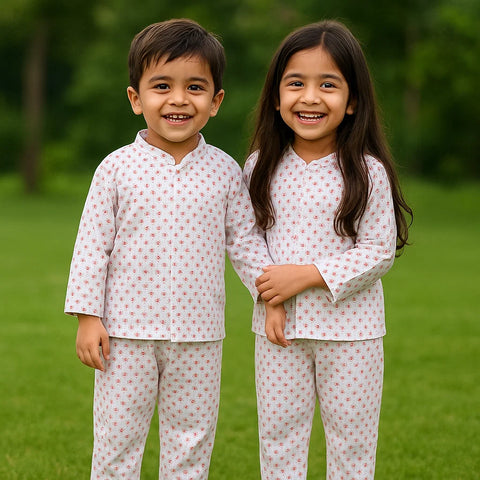 TBS - Night Suit - Pink - Flowers