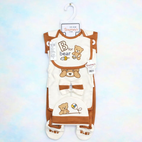 JL - Cotton Interlock - 10 Pieces - For Bear - Starter Set - Rust