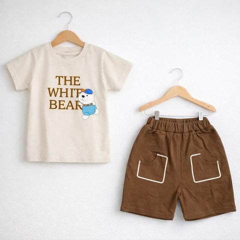 Sarah Aly - T-Shirt & Short - Brown - Bear - China