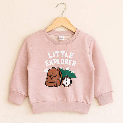 TBS - Sweat Shirt - Pink - Time