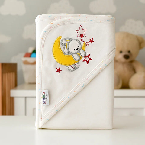 Junior's Baby Wrapping Sheet - Stars & Moon
