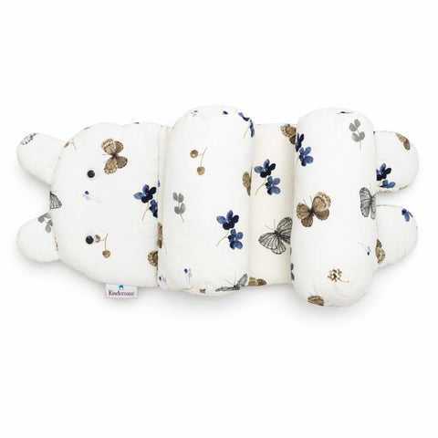KC - Head Shaping Pillow - White - Grey Butterfly