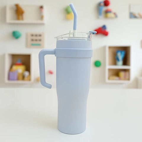 Dameido - Stainless Steel Vacuum Tumbler - Blue - 1200 ML