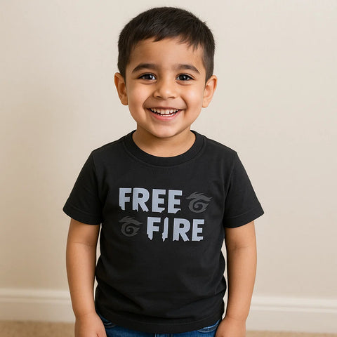 H&G - Free Fire - T-Shirt - Black
