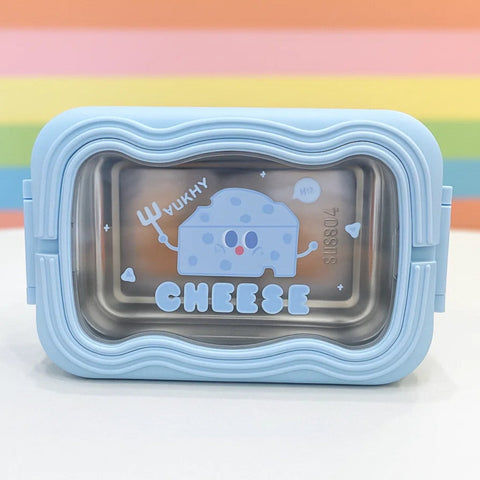 Lunch Box - Cheese - Blue - China - 6336