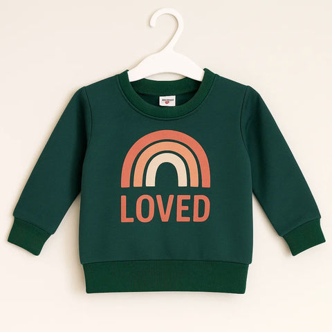 TBS - Sweat Shirt - Dark Green - Loved