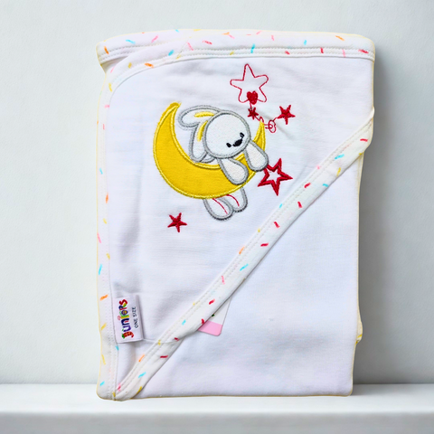 Junior's Baby Wrapping Sheet - Stars & Moon