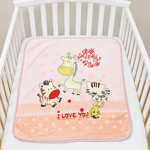 Little Nights - Baby Blanket - Pink - Smile Every Day - Small