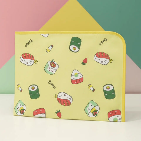 Diaper Changing Sheet - Medium - 27*19 Inches - Yellow - Time