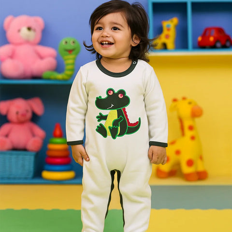 TBS - Fleece Romper - Skin - Crocodile