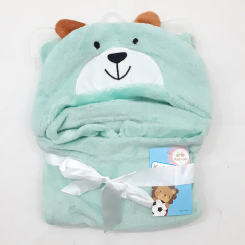 Kolaco - Hoodie Blanket - Green - Bear